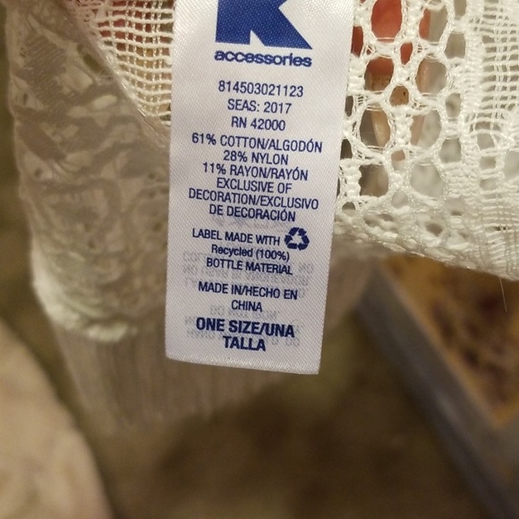 Lace Seim Cover Up One Size Fits All. C64 - Picture 5 of 7